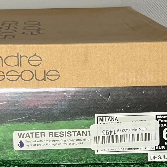 Andre Assous Milana Women's Boots Fur Trim/fold down Water Resistant Suede 6 NEW - Picture 16 of 16